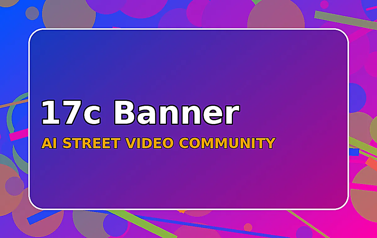 17c品牌潮流生活视频Banner